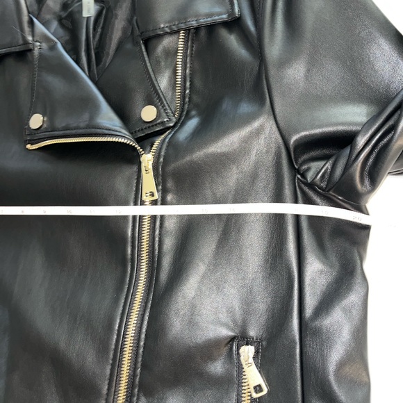 Missguided + Black Biker Jacket - Picture 11 of 12
